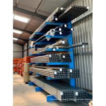 Heavy Duty Shelving Arm Racking System Single Side Based Metal Cantilever Racking